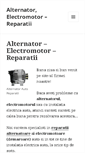 Mobile Screenshot of alternator-electromotor.info