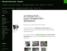 Tablet Screenshot of alternator-electromotor.info